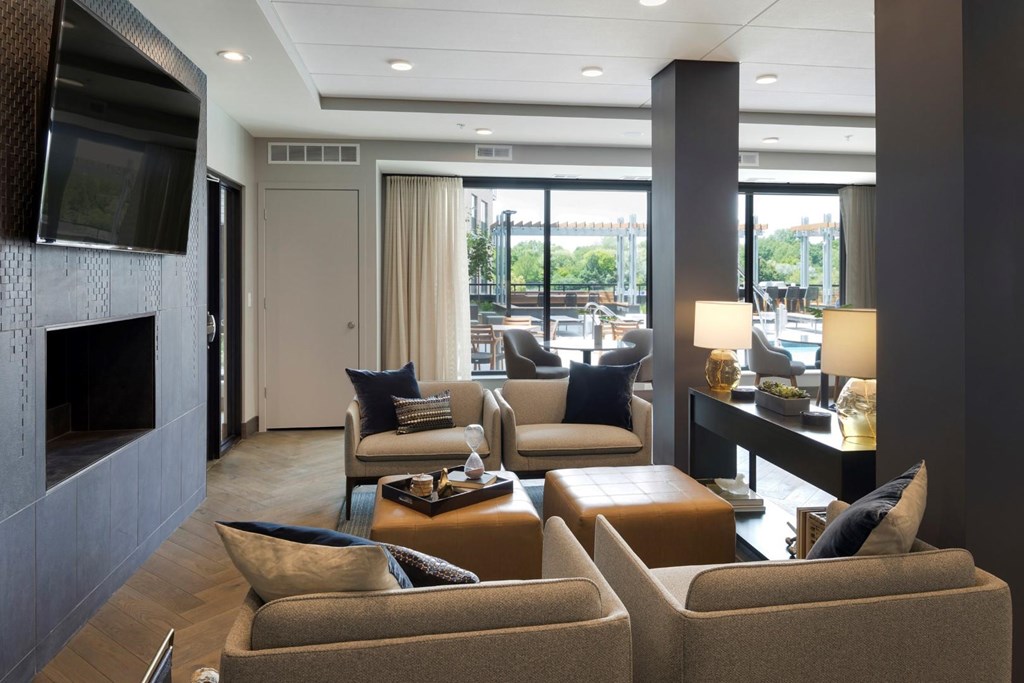 Resident TV Lounge at Residences at 1700, Minnesota, 55305