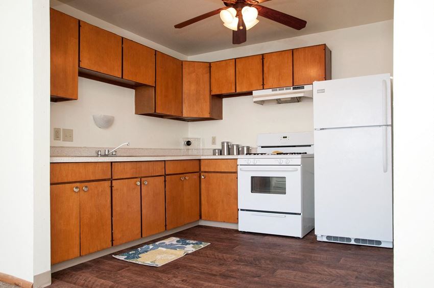 kitchen with wood look vinyl flooring - Photo Gallery