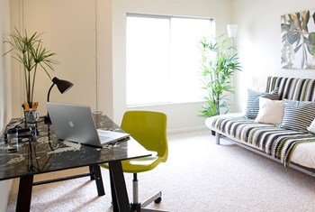 Living Come Working Area at Urban Park Apartments, St Louis Park