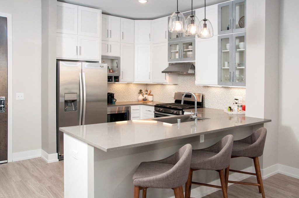 Kitchen island Kitchen island at The Finn, Saint Paul, Minnesota