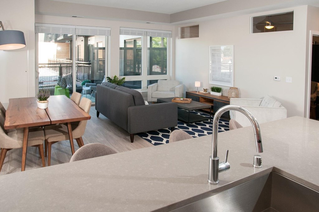 Sink with Integrated Sprayer at The Finn I, St. Paul, 55116