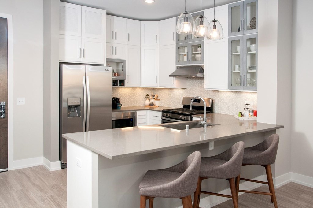 Chef Inspired Kitchen Islands at The Finn I, Minnesota, 55116