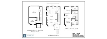 floor plan of Townhouse A