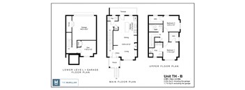 floor plan of Townhouse B
