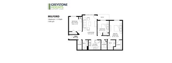 3 bedroom floor plan