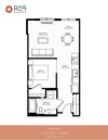 Mohair - ALCOVE Studio | 1 Bath | 538 Sq.Ft. Mohair - ALCOVE Studio | 1 Bath | 538 Sq.Ft. at Rya at RF64, Richfield, 55423