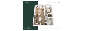 1 bed 1 bath at Olivine Apartments, Victoria, MN, 55386