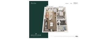 1 bed 1 bath B at Olivine Apartments, Victoria 55386