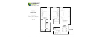 Owasso Gold Deluxe Floor Plan at Shoreview Grand, Shoreview, 55126