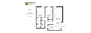 Owasso Floor Plan at Shoreview Grand, Minnesota, 55126