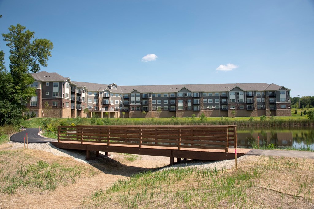 Pike Lake Marsh Apartments Marsh Pond Boardwalk Path behind