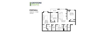 3 bedroom floor plan