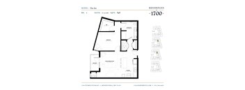 the floor plan of the apartment