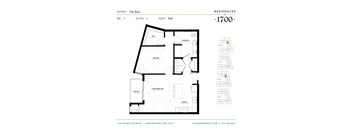 the floor plan of the apartment