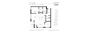 the floor plan of the apartment