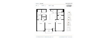 the floor plan of the residence