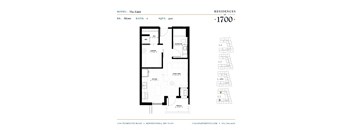 the floor plan of the apartment