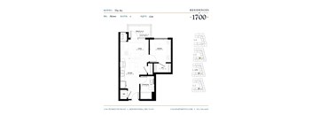 the floor plan of the apartment