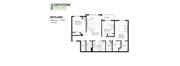 3 bedroom floor plan
