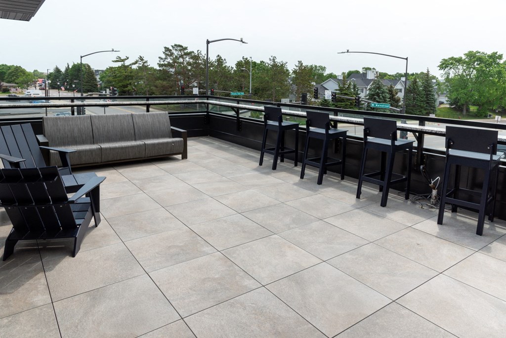 Sky deck with seating  at Shady Oak Crossing, Minnesota, 55343