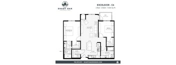 Excelsior - C6 Floor Plan at Shady Oak Crossing, Minnesota, 55343