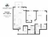 Fairview - C5 - ACC Floor Plan 1,134 Sq.Ft. Fairview - C5 - ACC Floor Plan at Shady Oak Crossing, Minnetonka, 55343