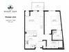 Pioneer - A4 Floor Plan 697 Sq.Ft. Pioneer - A4 Floor Plan at Shady Oak Crossing, Minnetonka, 55343