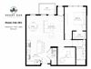 Shady Oak - B1 Floor Plan 926 Sq.Ft. Shady Oak - B1 Floor Plan at Shady Oak Crossing, Minnesota, 55343