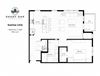 Sunrise - A3 Floor Plan 836 Sq.Ft. Sunrise - A3 Floor Plan at Shady Oak Crossing, Minnesota