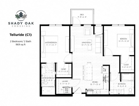 Telluride - C1 Floor Plan at Shady Oak Crossing, Minnetonka, MN, 55343