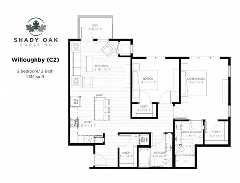 Willoughby - C2 Floor Plan at Shady Oak Crossing, Minnetonka, Minnesota