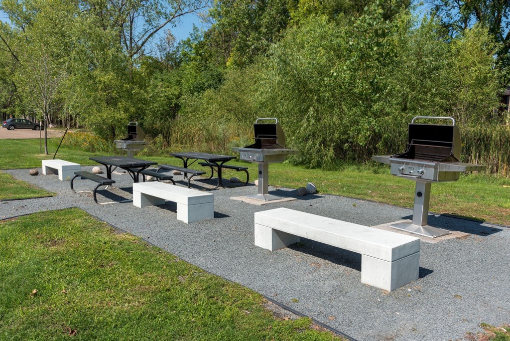 Outdoor Living Area Including Bbq'S And Fire Pits