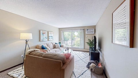 Living Room Interior at Shoreview Grand, Minnesota, 55126