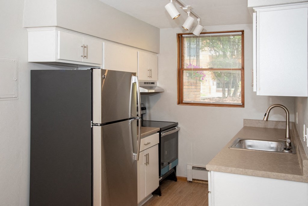 kitchen with window for added natural light