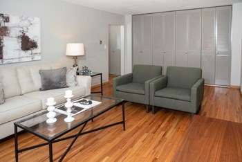 model living room with tons of closet space - Photo Gallery 4
