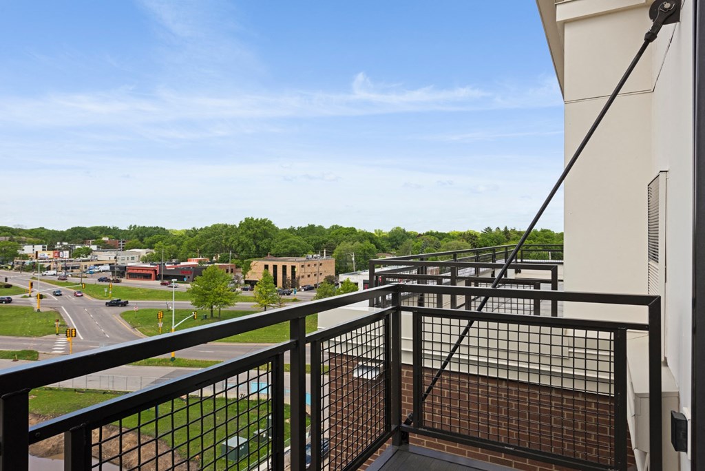 Balcony With Magnificent View at The Shoreham, St. Louis Park, MN