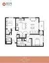 Tencel 2 Beds | 2 Baths | 1,053 Sq.Ft. Tencel 2 Beds | 2 Baths | 1,053 Sq.Ft. at Rya at RF64, Richfield, 55423