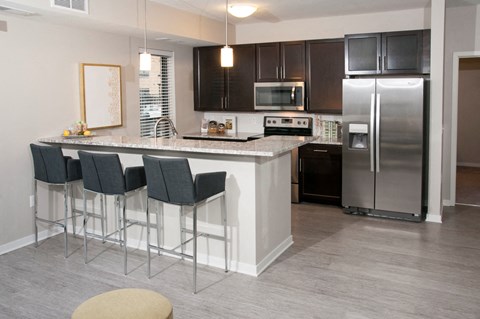 Island Kitchen Plans  at The Axis, Plymouth, MN