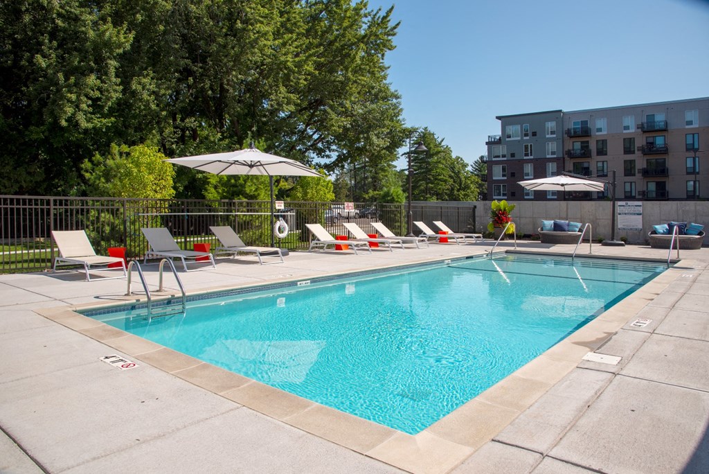 Relaxing Area By The Pool at The McMillan, Minnesota