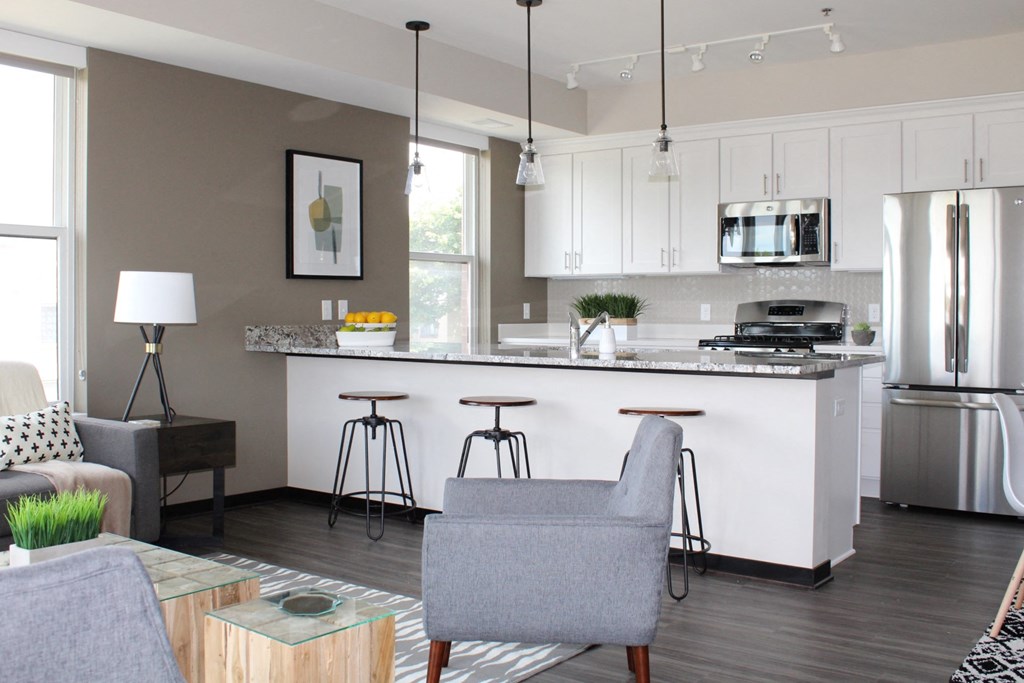 Gorgeous Living Room at The Shoreham, St. Louis Park, Minnesota