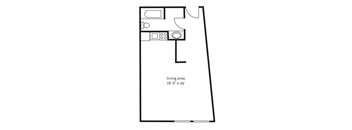 The Normandale Floor Plan at The Tarnhill, Bloomington, MN, 55437