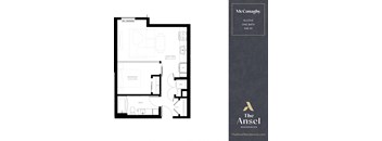 Alcove McConaghy Floor Plan at The Ansel Residences, Vadnais Heights, MN, 55126