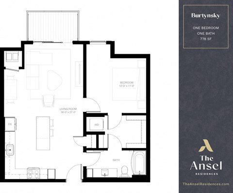 Burtynsky Floor Plan at The Ansel Residences, Vadnais Heights, 55126