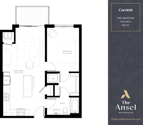 Cornish Floor Plan at The Ansel Residences, Vadnais Heights, Minnesota