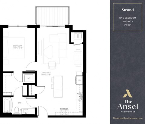 Strand Floor Plan at The Ansel Residences, Vadnais Heights, MN