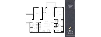 the floor plan of the ansel mansion  at The Ansel Residences, Vadnais Heights, MN