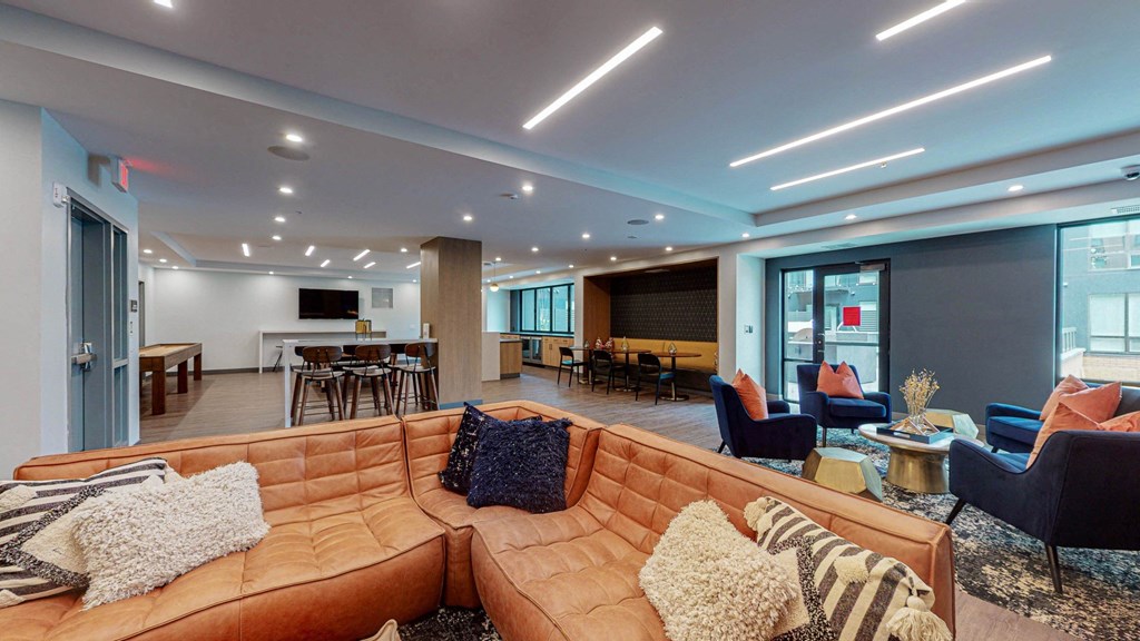 Resident Lounge at The Arlow on Kellogg, St Paul, MN, 55102
