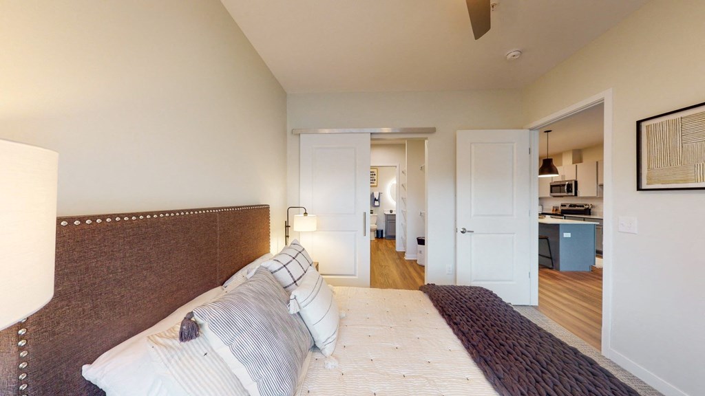 Bedroom With Closet at The Arlow on Kellogg, Minnesota, 55102