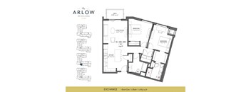 a floor plan of the apartment