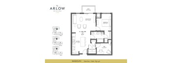 Randolph Floor Plan at The Arlow on Kellogg, Minnesota
